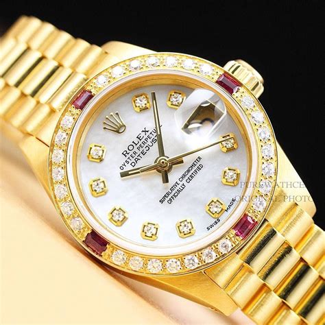 rolex president mujer precio|pre owned Rolex president watches.